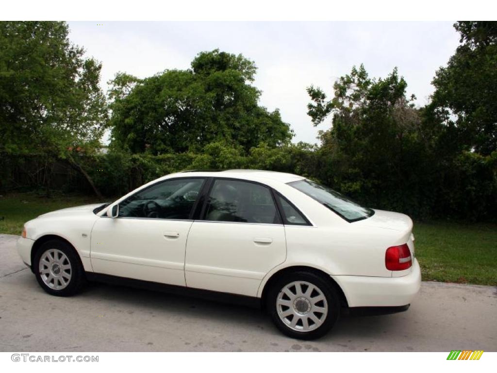 2001 A4 2.8 quattro Sedan - Casablanca White / Ecru/Onyx photo #4