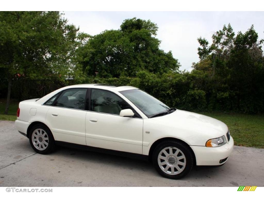 2001 A4 2.8 quattro Sedan - Casablanca White / Ecru/Onyx photo #11