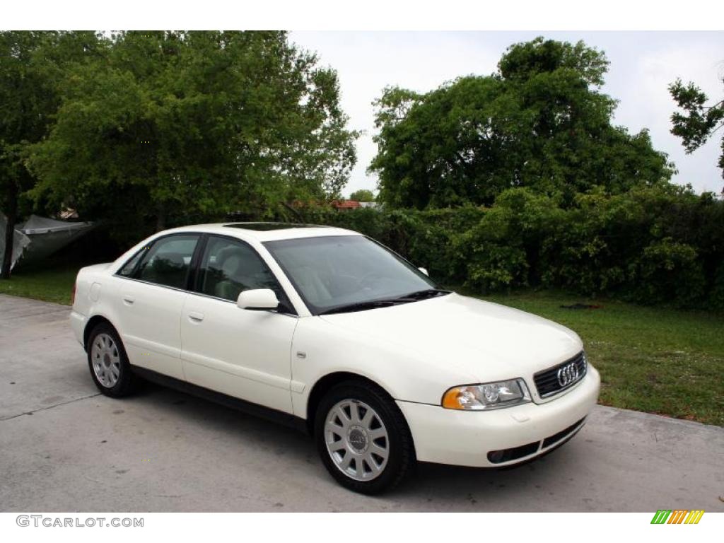 2001 A4 2.8 quattro Sedan - Casablanca White / Ecru/Onyx photo #12