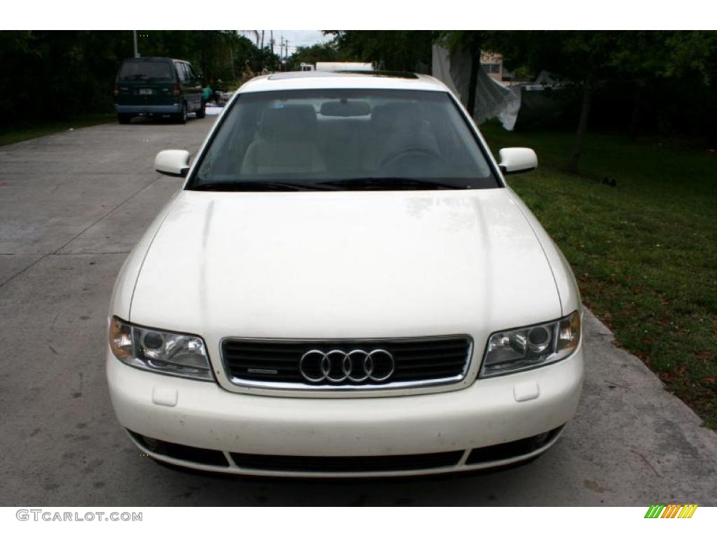 2001 A4 2.8 quattro Sedan - Casablanca White / Ecru/Onyx photo #14