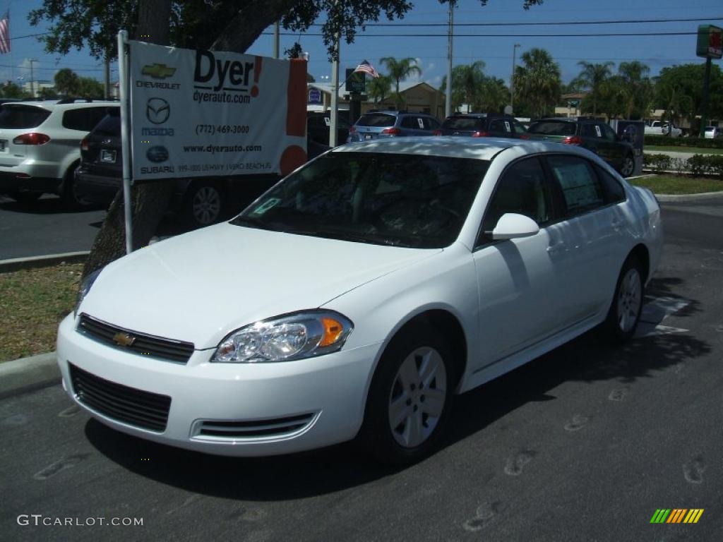 2010 Impala LS - Summit White / Gray photo #1