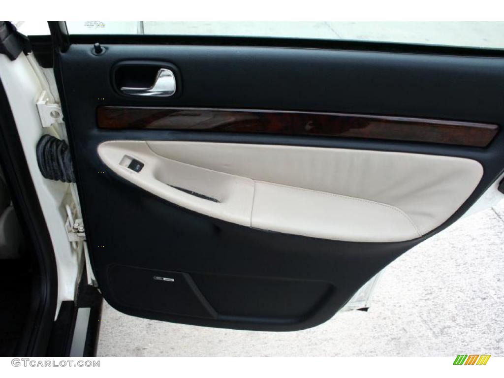 2001 A4 2.8 quattro Sedan - Casablanca White / Ecru/Onyx photo #42