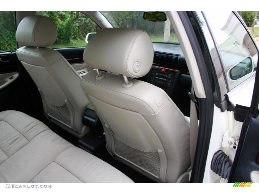 2001 A4 2.8 quattro Sedan - Casablanca White / Ecru/Onyx photo #58