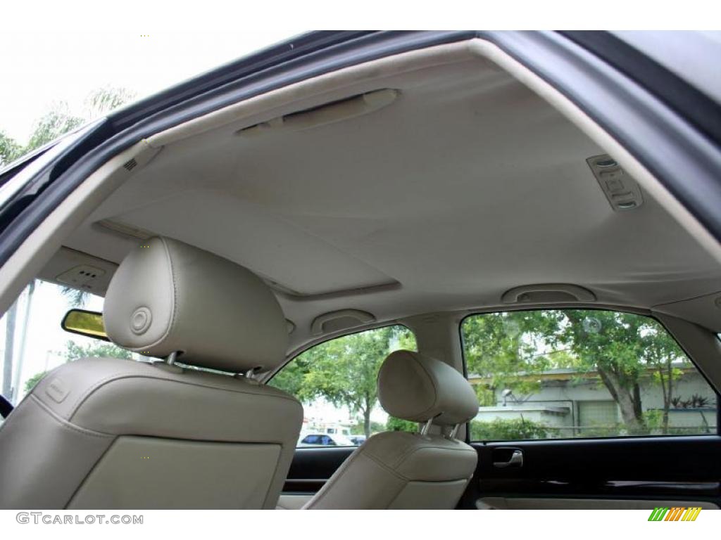 2001 A4 2.8 quattro Sedan - Casablanca White / Ecru/Onyx photo #65