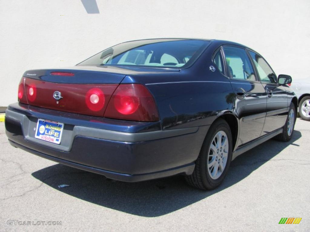 2002 Impala  - Navy Blue Metallic / Medium Gray photo #2