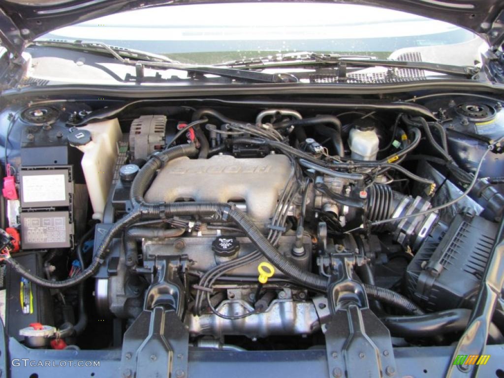 2002 Impala  - Navy Blue Metallic / Medium Gray photo #16