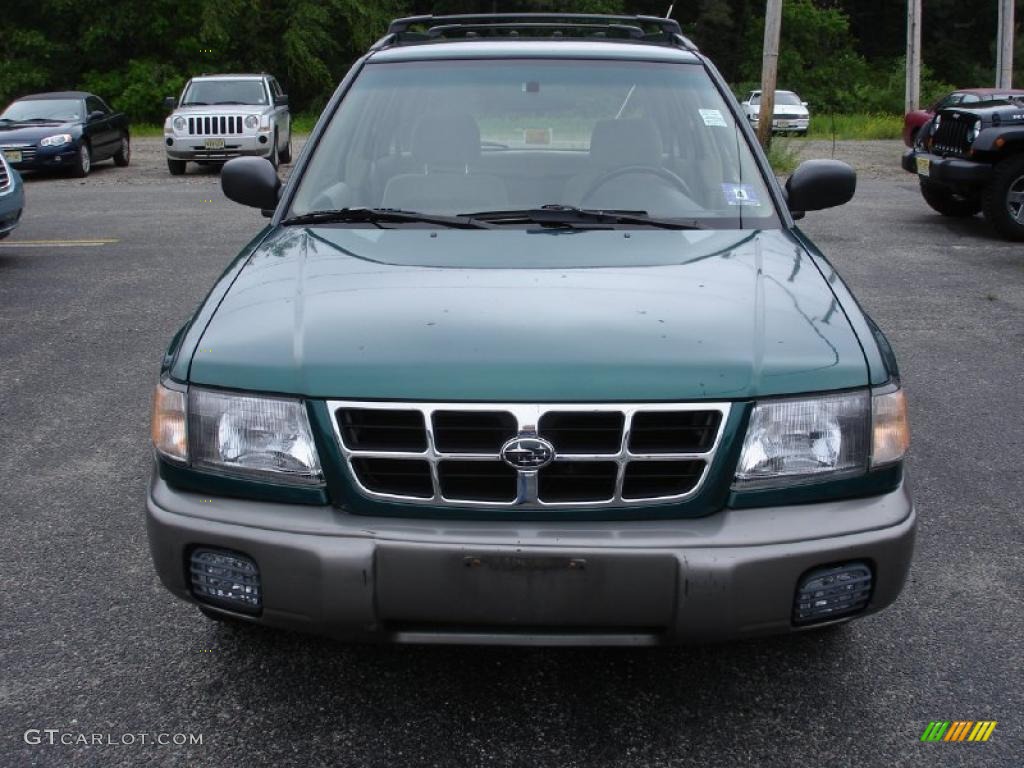 1999 Forester S - Acadia Green / Beige photo #2