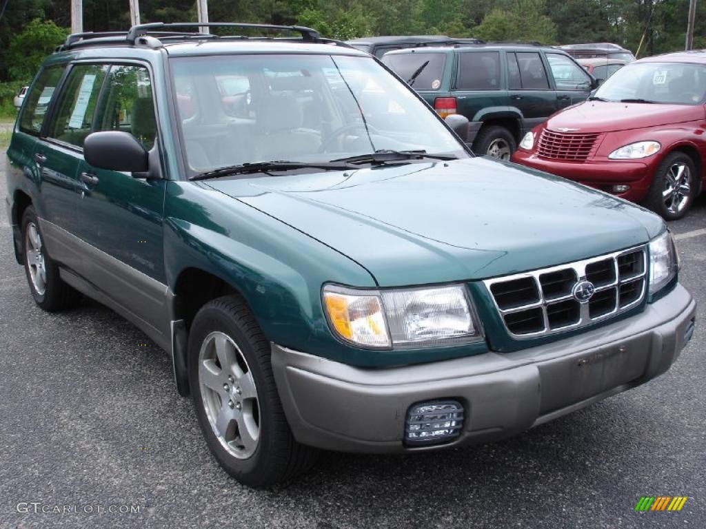 1999 Forester S - Acadia Green / Beige photo #3