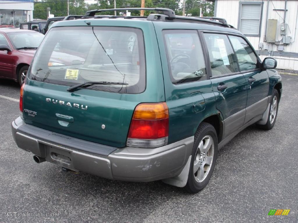 1999 Forester S - Acadia Green / Beige photo #4