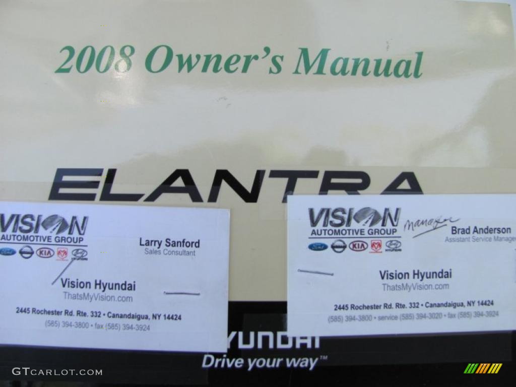 2008 Elantra GLS Sedan - QuickSilver Metallic / Gray photo #25