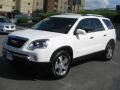 2010 Summit White GMC Acadia SLT AWD  photo #2