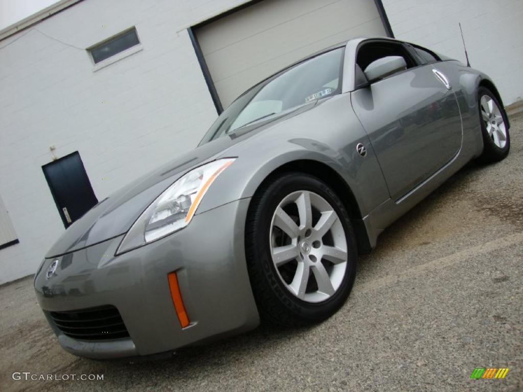 2003 350Z Touring Coupe - Silverstone Metallic / Charcoal photo #1