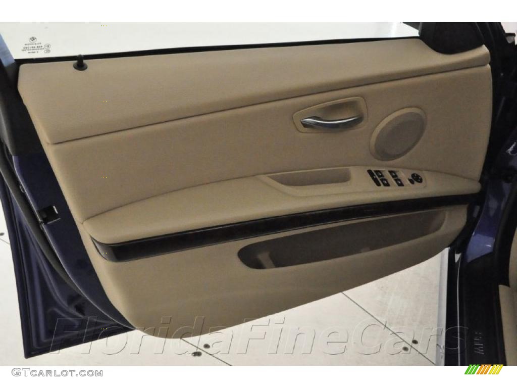 2007 3 Series 328i Sedan - Montego Blue Metallic / Beige photo #11