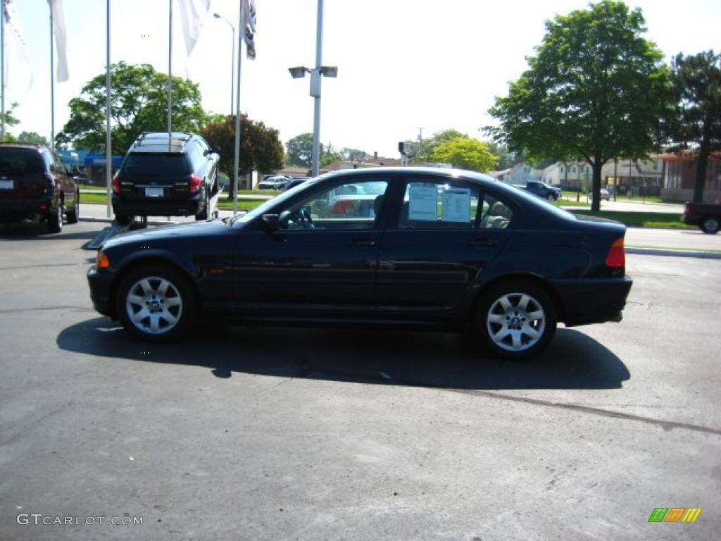 2000 3 Series 323i Sedan - Orient Blue Metallic / Sand photo #2