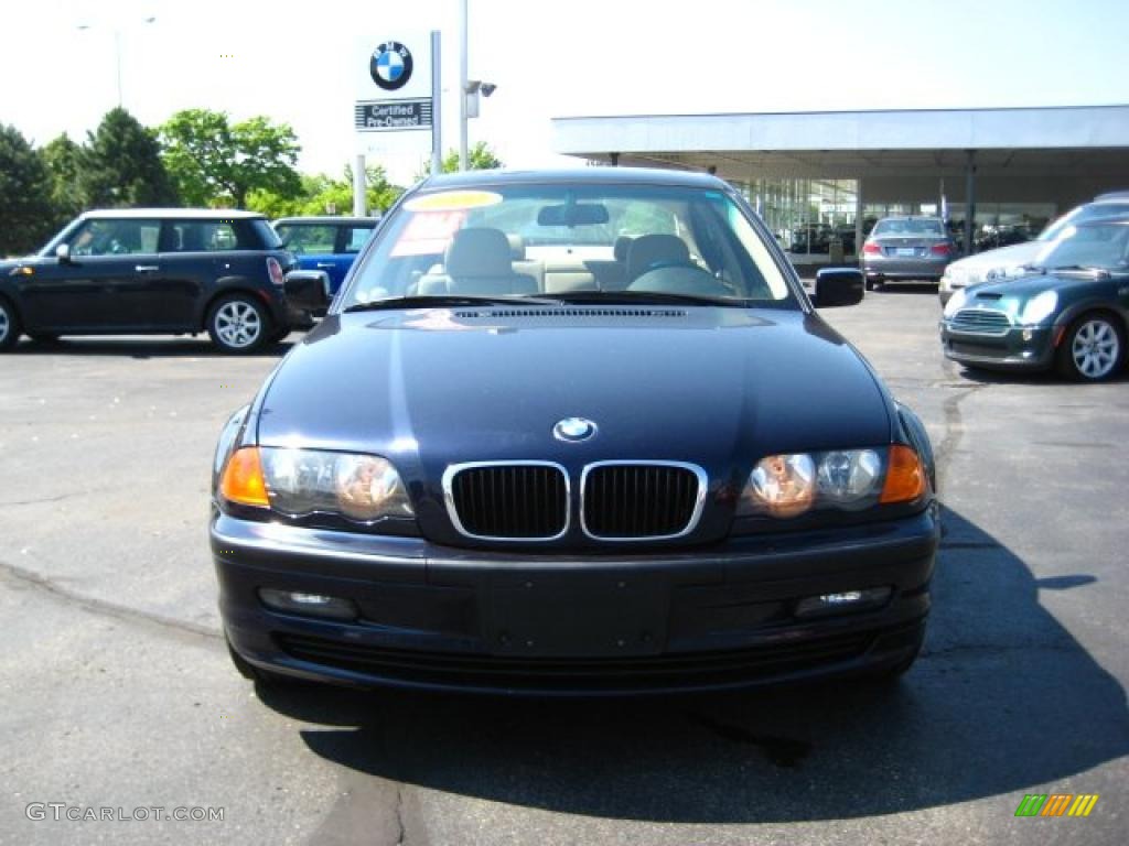 2000 3 Series 323i Sedan - Orient Blue Metallic / Sand photo #8