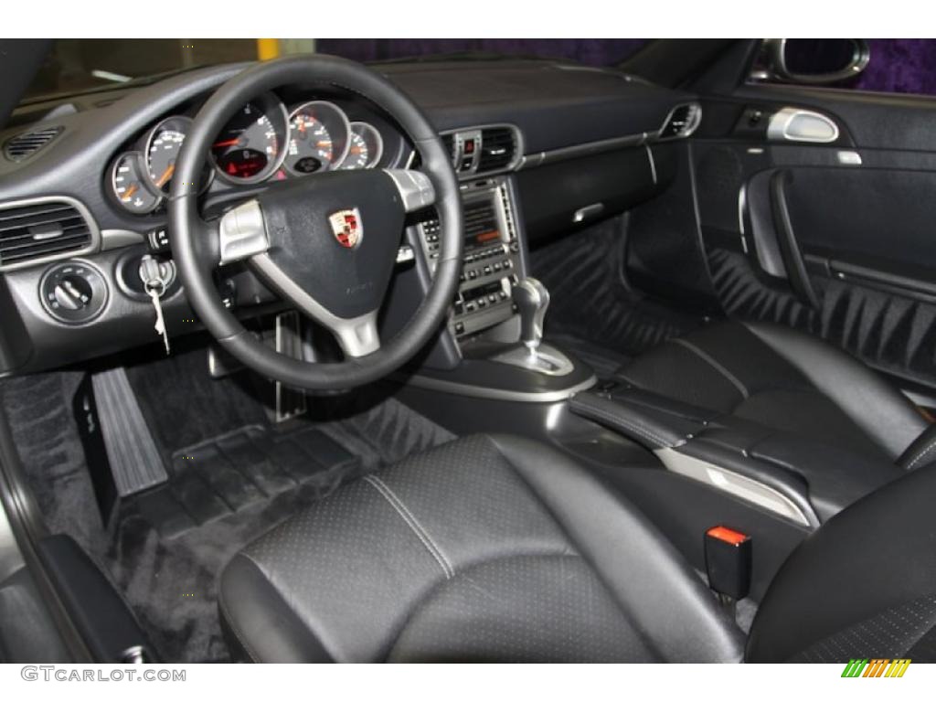 2007 911 Targa 4 - Meteor Grey Metallic / Black Standard Leather photo #14
