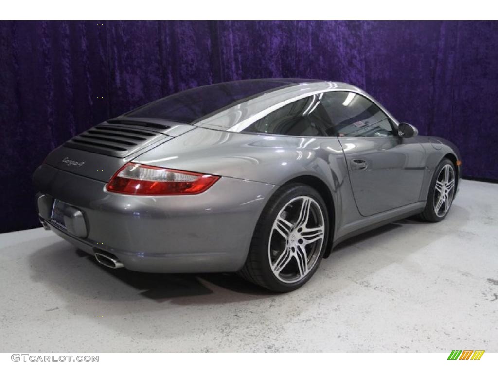 2007 911 Targa 4 - Meteor Grey Metallic / Black Standard Leather photo #41