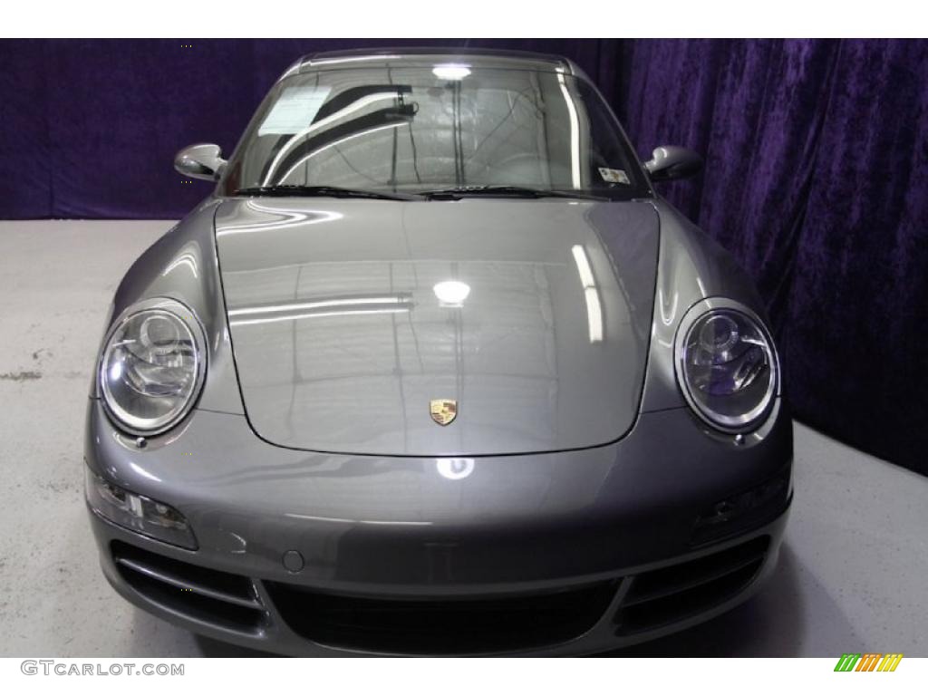 2007 911 Targa 4 - Meteor Grey Metallic / Black Standard Leather photo #42