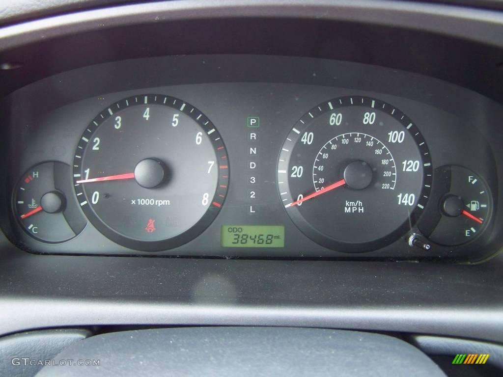 2004 Elantra GLS Sedan - Moonlit Blue / Gray photo #12