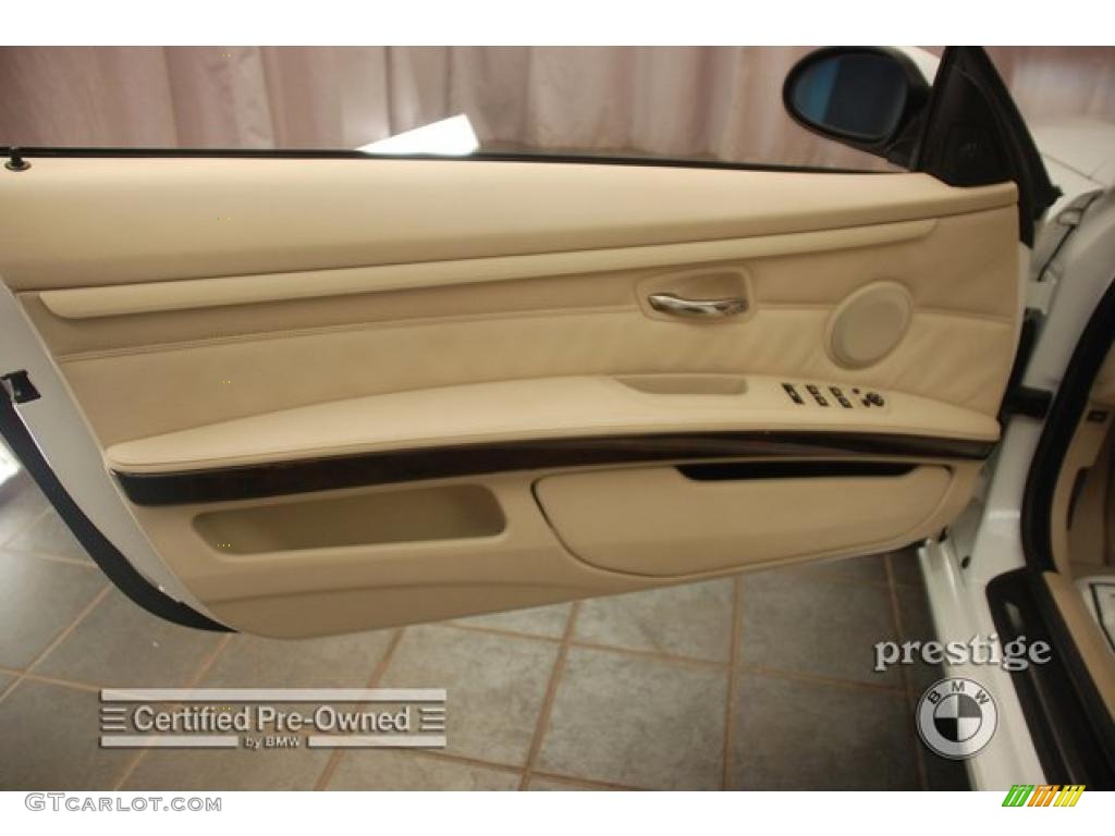 2007 3 Series 335i Convertible - Alpine White / Beige photo #14