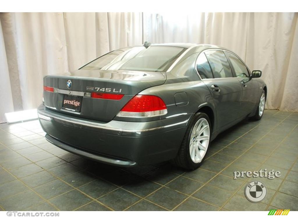 2002 7 Series 745Li Sedan - Titanium Grey Metallic / Flannel Grey photo #2
