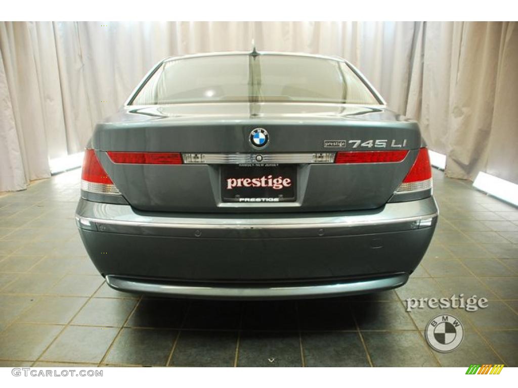 2002 7 Series 745Li Sedan - Titanium Grey Metallic / Flannel Grey photo #3