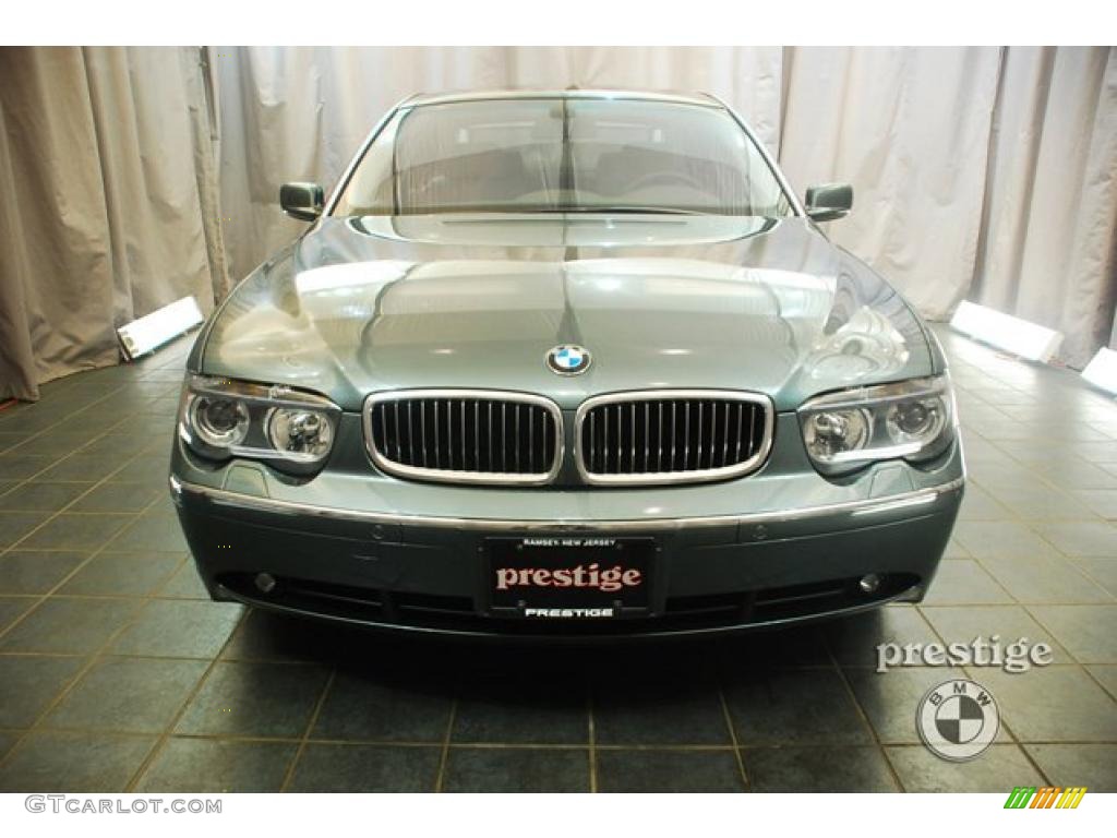 2002 7 Series 745Li Sedan - Titanium Grey Metallic / Flannel Grey photo #10