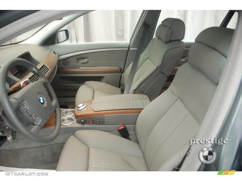 2002 7 Series 745Li Sedan - Titanium Grey Metallic / Flannel Grey photo #14
