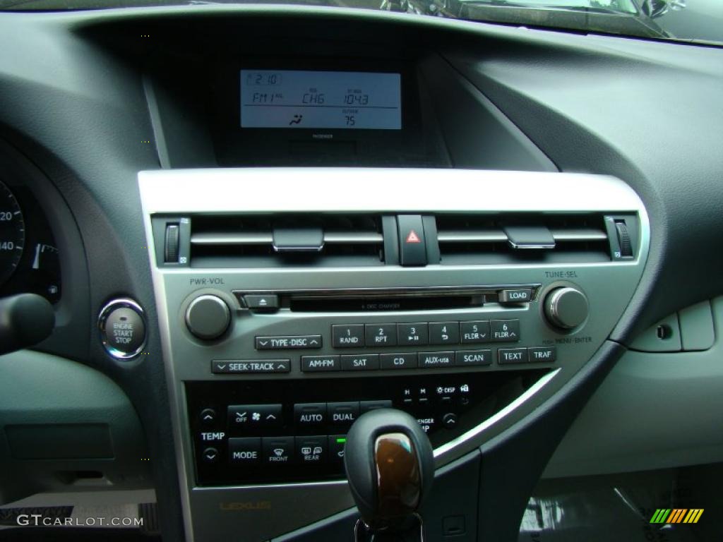 2010 RX 350 AWD - Cerulean Blue Metallic / Light Gray/Espresso Birds-Eye Maple photo #13