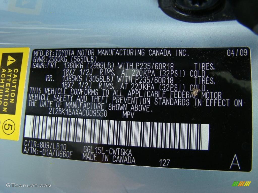 2010 RX 350 AWD - Cerulean Blue Metallic / Light Gray/Espresso Birds-Eye Maple photo #16