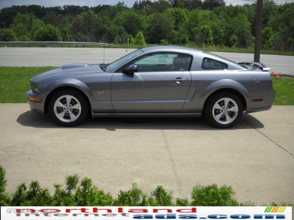 2007 Mustang GT Premium Coupe - Tungsten Grey Metallic / Dark Charcoal photo #5