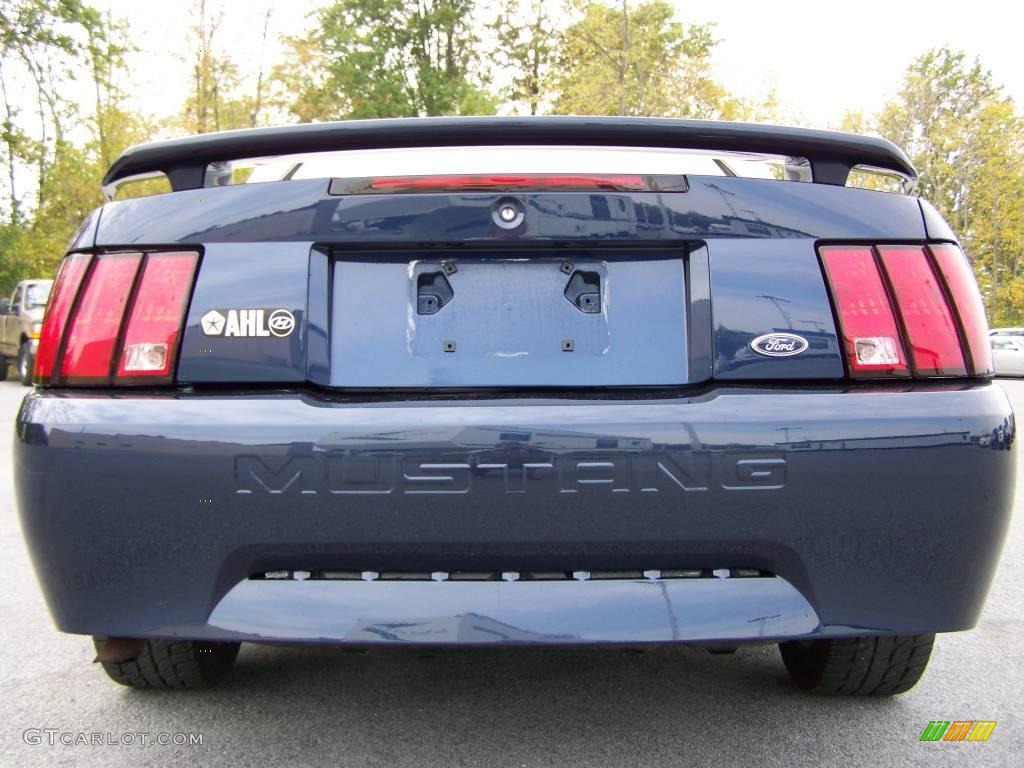 2003 Mustang V6 Convertible - True Blue Metallic / Medium Parchment photo #5