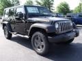 2010 Black Jeep Wrangler Unlimited Mountain Edition 4x4  photo #4