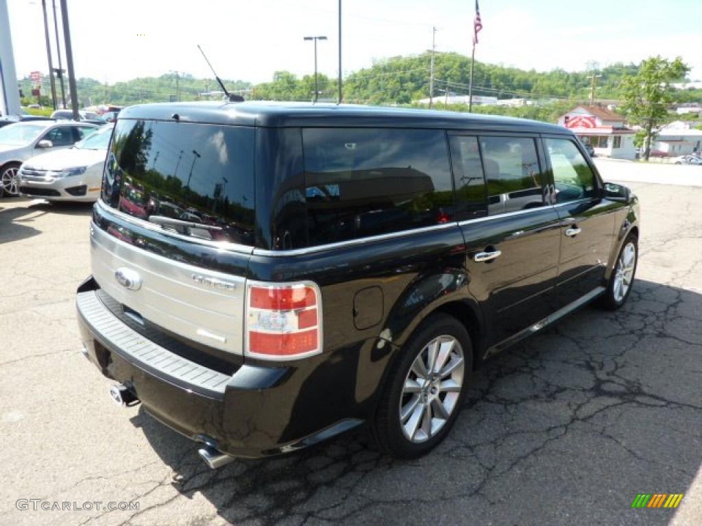 2010 Flex Limited EcoBoost AWD - Tuxedo Black / Charcoal Black photo #4