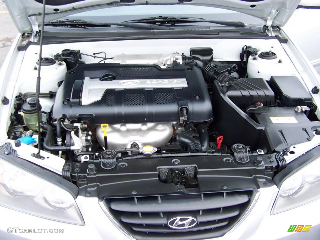 2006 Elantra GLS Sedan - Sterling Silver / Gray photo #13