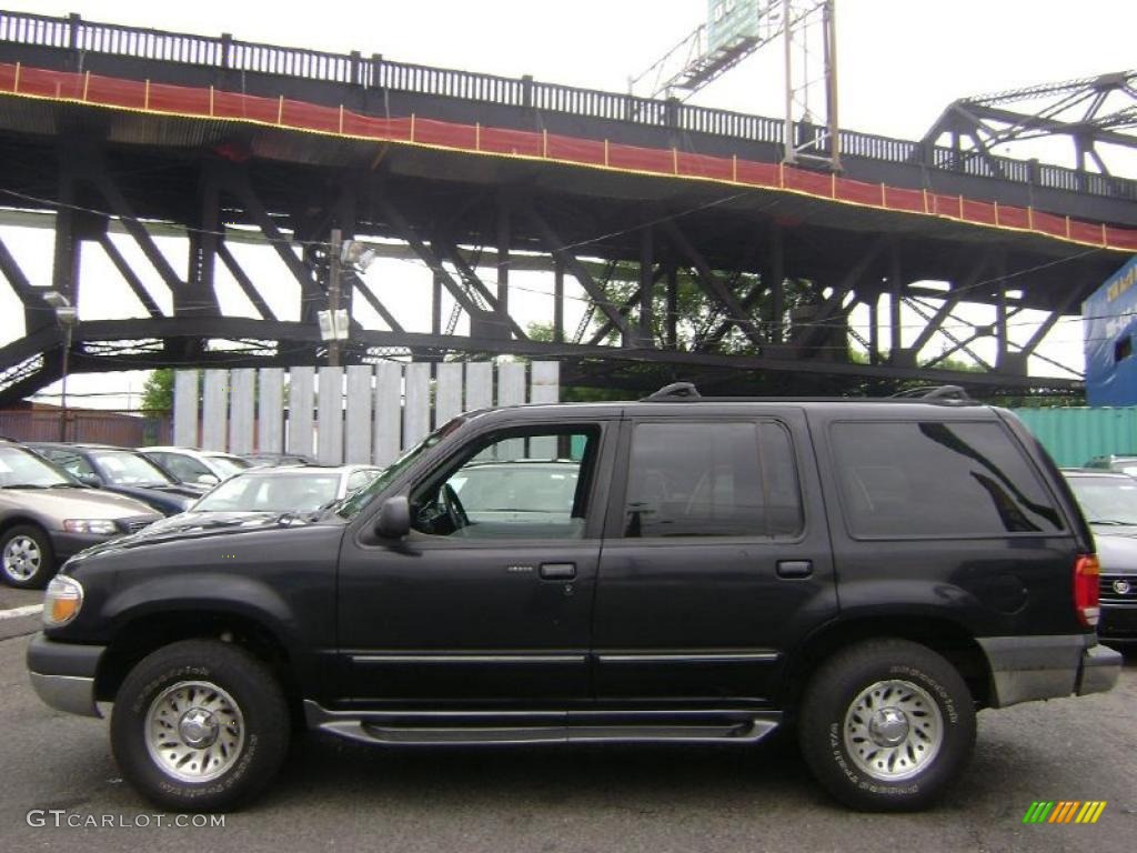 1999 Explorer XLT 4x4 - Black Clearcoat / Medium Graphite Grey photo #5