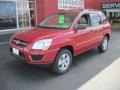 Volcanic Red 2010 Kia Sportage LX