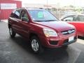 2010 Volcanic Red Kia Sportage LX  photo #2