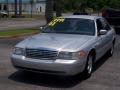 2002 Silver Frost Metallic Ford Crown Victoria LX  photo #2