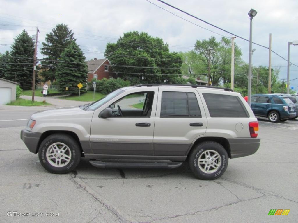 2004 Grand Cherokee Laredo 4x4 - Light Pewter Metallic / Taupe photo #4