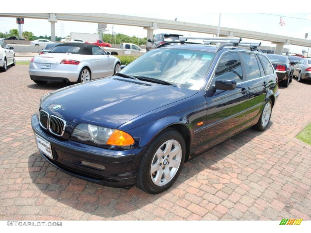 2001 3 Series 325i Wagon - Orient Blue Metallic / Black photo #3