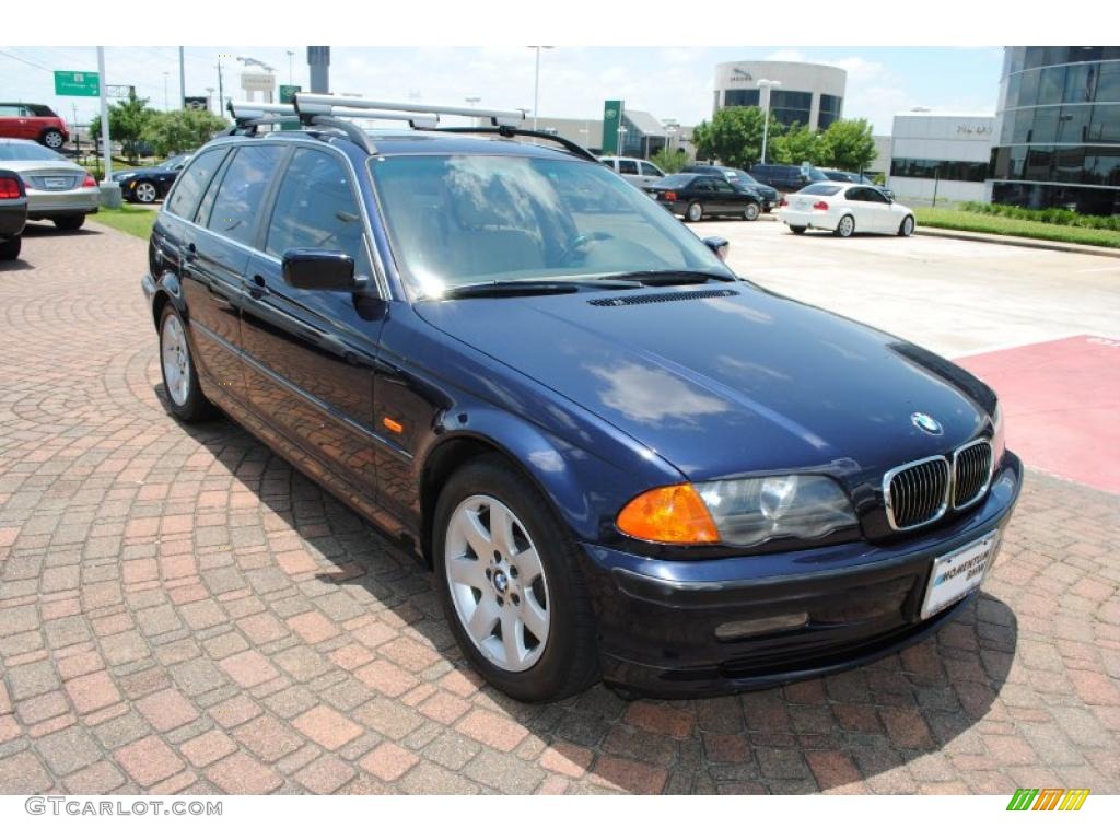 2001 3 Series 325i Wagon - Orient Blue Metallic / Black photo #8