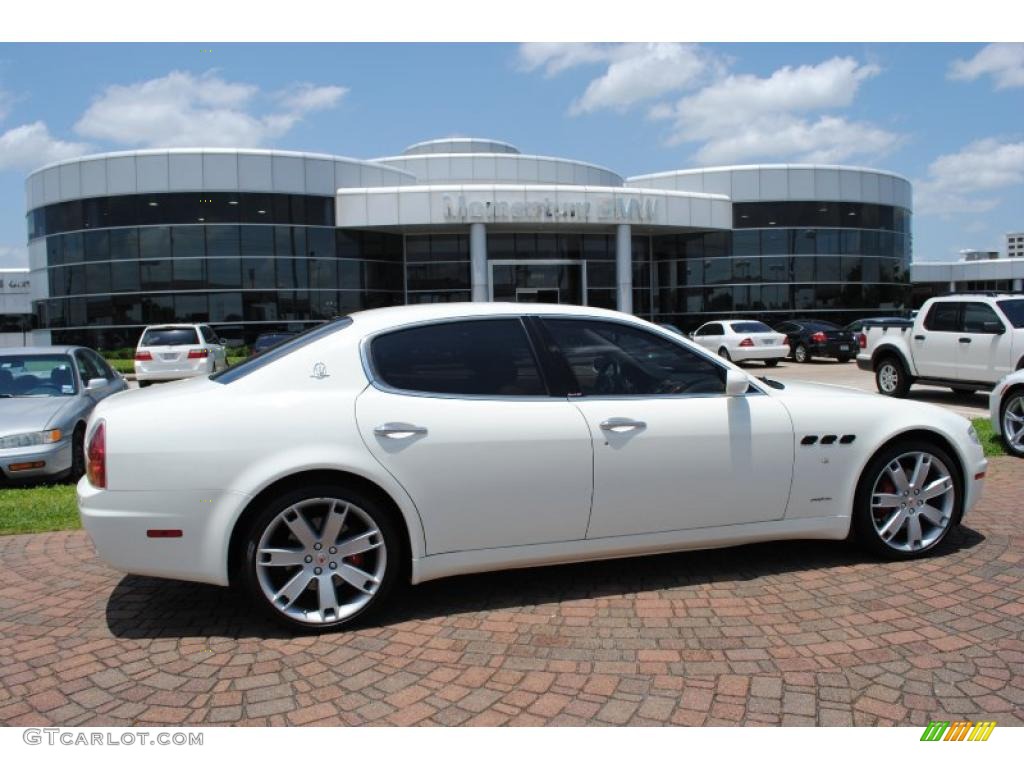 Bianco White 2007 Maserati Quattroporte Standard Quattroporte Model Exterior Photo #30480169
