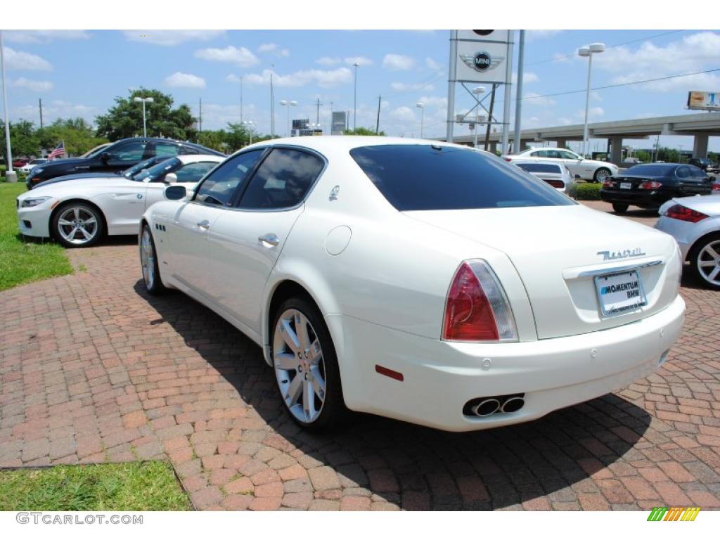 Bianco White 2007 Maserati Quattroporte Standard Quattroporte Model Exterior Photo #30480185