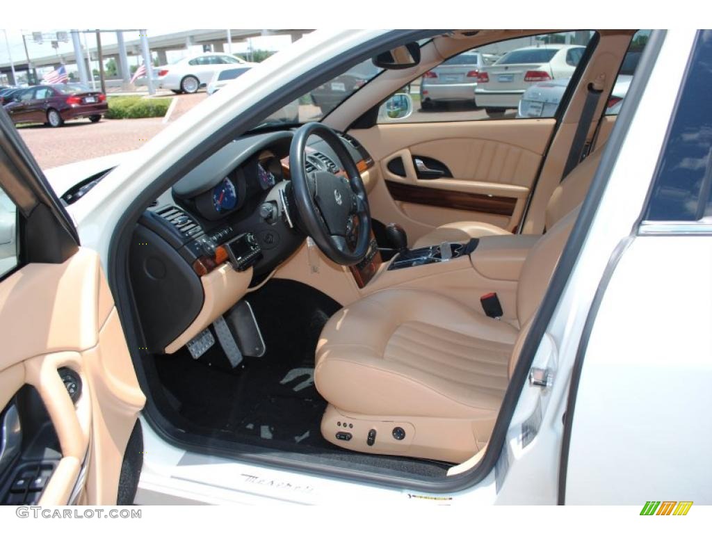 Beige Interior 2007 Maserati Quattroporte Standard Quattroporte Model Photo #30480217