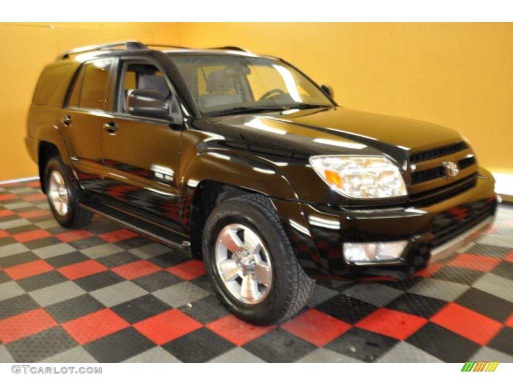 2004 4Runner SR5 4x4 - Black / Stone photo #1
