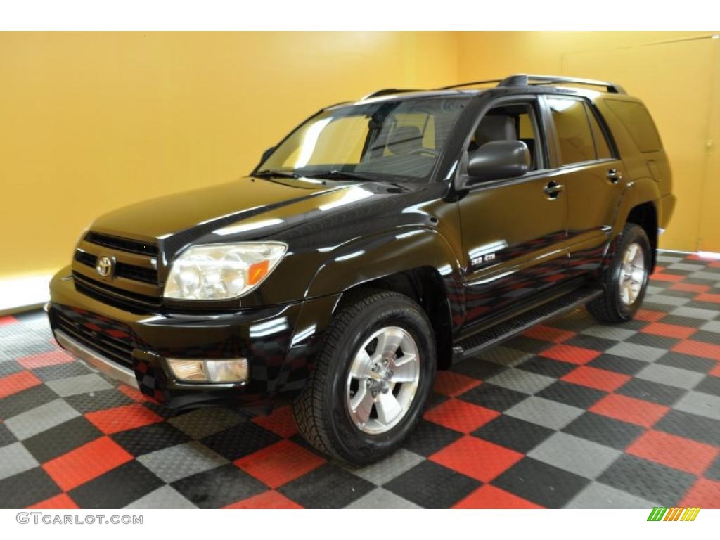 2004 4Runner SR5 4x4 - Black / Stone photo #3