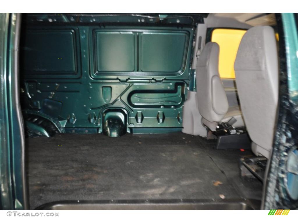 2001 E Series Van E150 Cargo - Deep Emerald Green Metallic / Medium Graphite photo #11