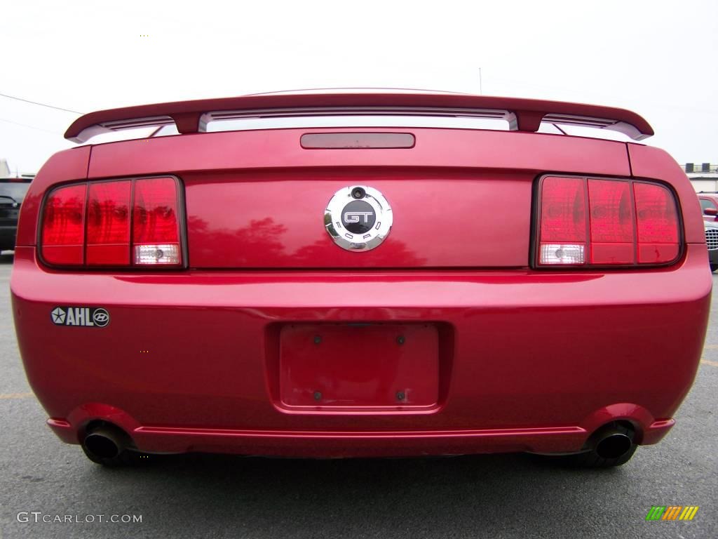 2005 Mustang GT Premium Coupe - Redfire Metallic / Dark Charcoal photo #6