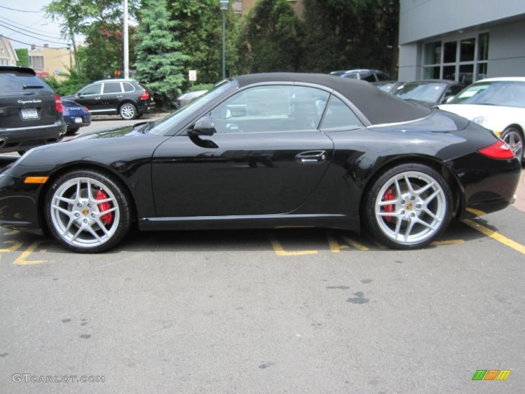 2010 911 Carrera S Cabriolet - Black / Black photo #4